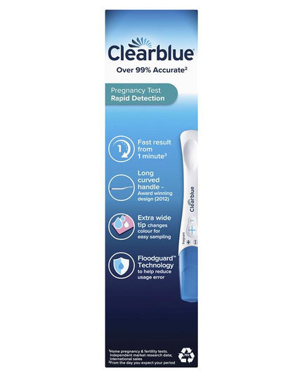 Clearblue Pregnancy Test Rapid Detection 1 Test