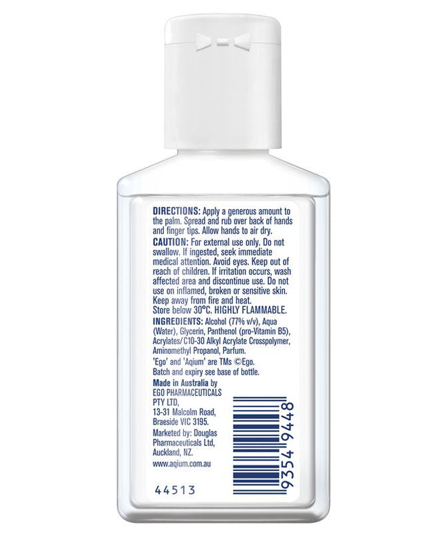 Aqium Antibacterial Hand Sanitiser 60ml