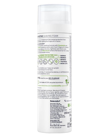 NIVEA MEN Sensitive Shaving Foam Instant Protection 200ml