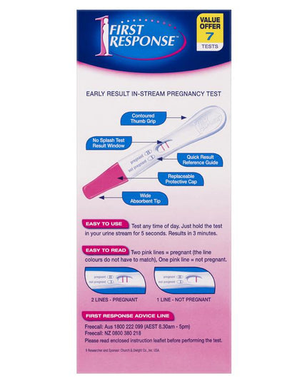 First Response Instream 7 Pregnancy Tests