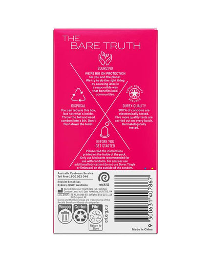 Durex Pleasure Me Condoms 10 Pack