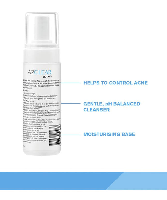 Azclear Foaming Wash 150ml