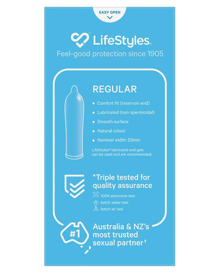 LifeStyles® Regular Condoms 20 Pack