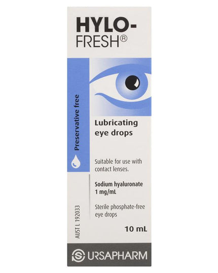 Hylo Fresh 1mg Preservative Free Eye Drops 10ml