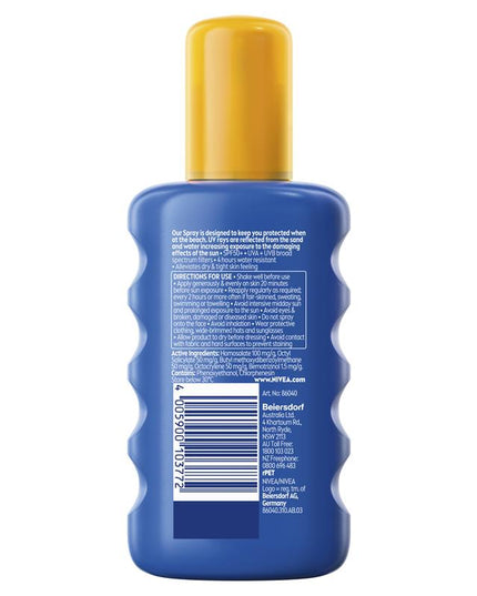 NIVEA Sun Ultra Beach SPF50+ Sunscreen Spray 200ml