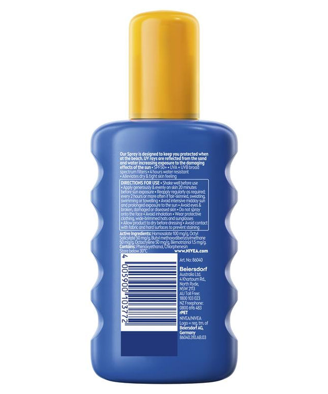 NIVEA Sun Ultra Beach SPF50+ Sunscreen Spray 200ml