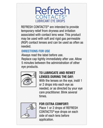 Refresh Contact Eye Drops 15ml