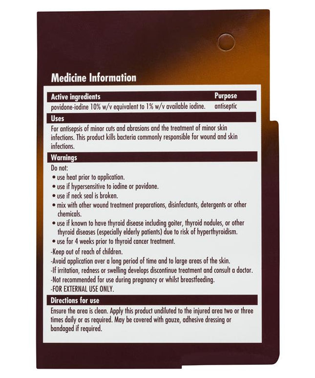 Betadine Antiseptic Topical Solution Liquid 15mL