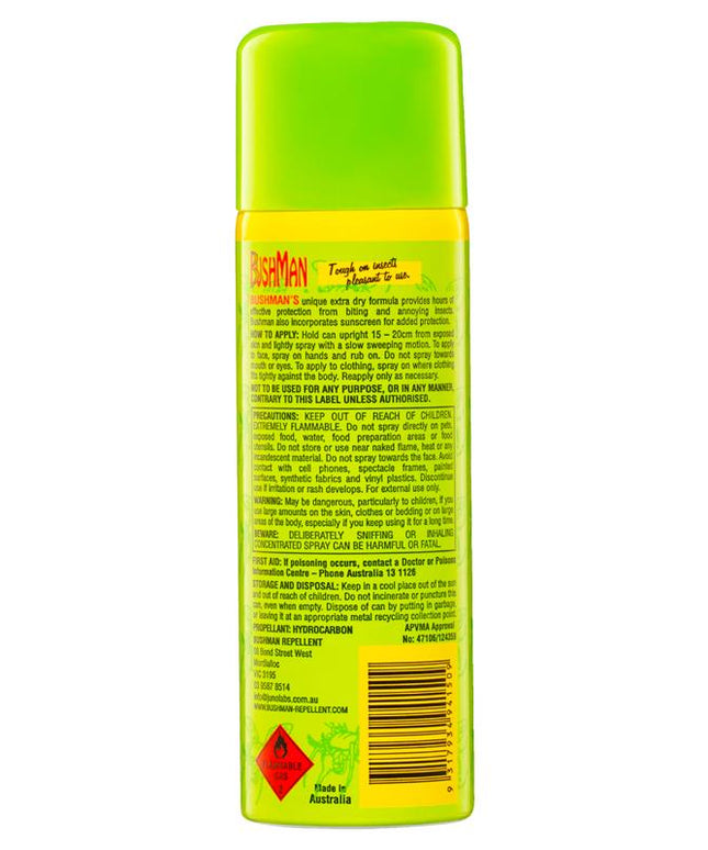 Bushman Plus 20% Deet Insect Repellent Aerosol 150g