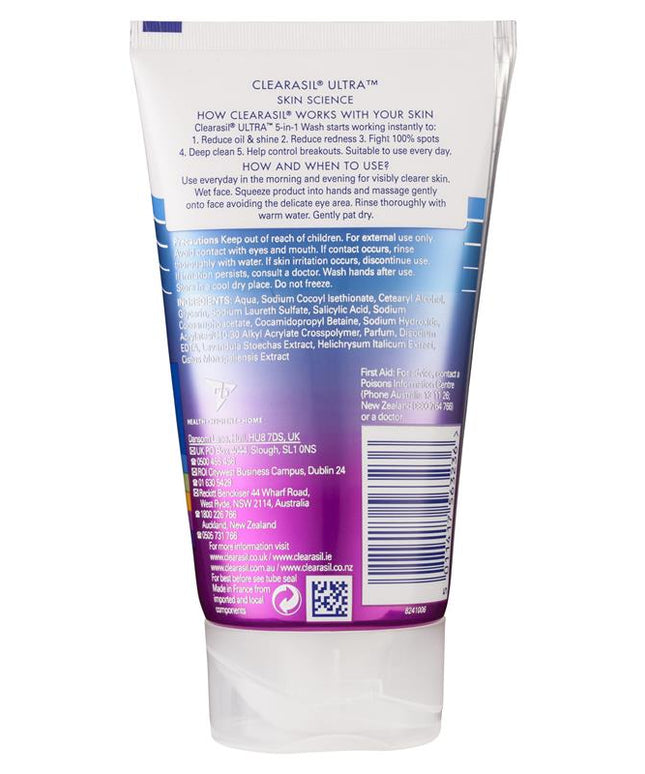 Clearasil Pimple Fighter 5 in 1 Face Wash 150 ml