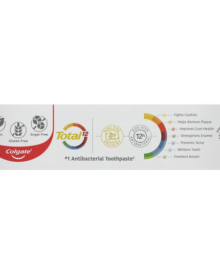 Colgate Toothpaste Total Original Antibacterial & Fluoride 115g