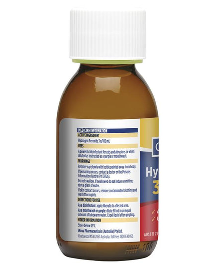 Hydrogen Peroxide 3% 100mL