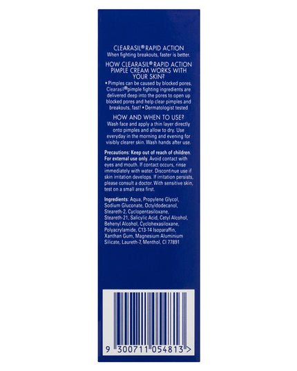 Clearasil Ultra Acne Treatment Cream 15ml