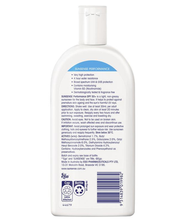 Ego Sunsense Performance SPF 50+ 250ml