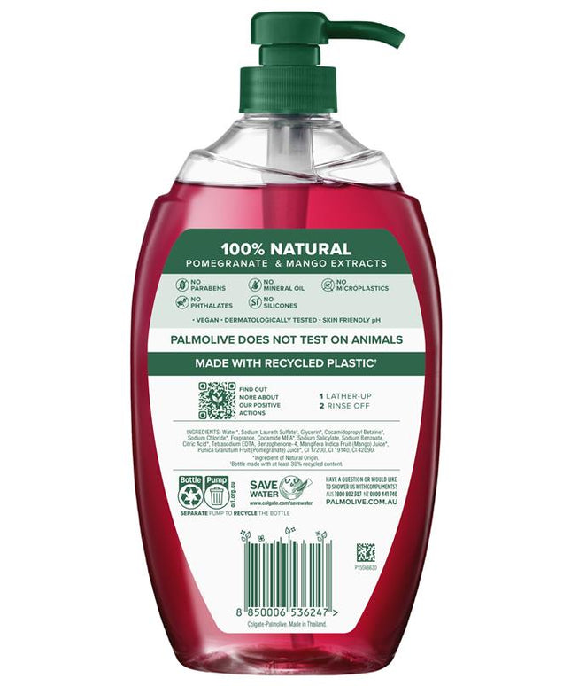 Palmolive Naturals Body Wash Pomegranate with Mango Shower Gel 1L
