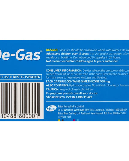 De Gas 24 Capsules