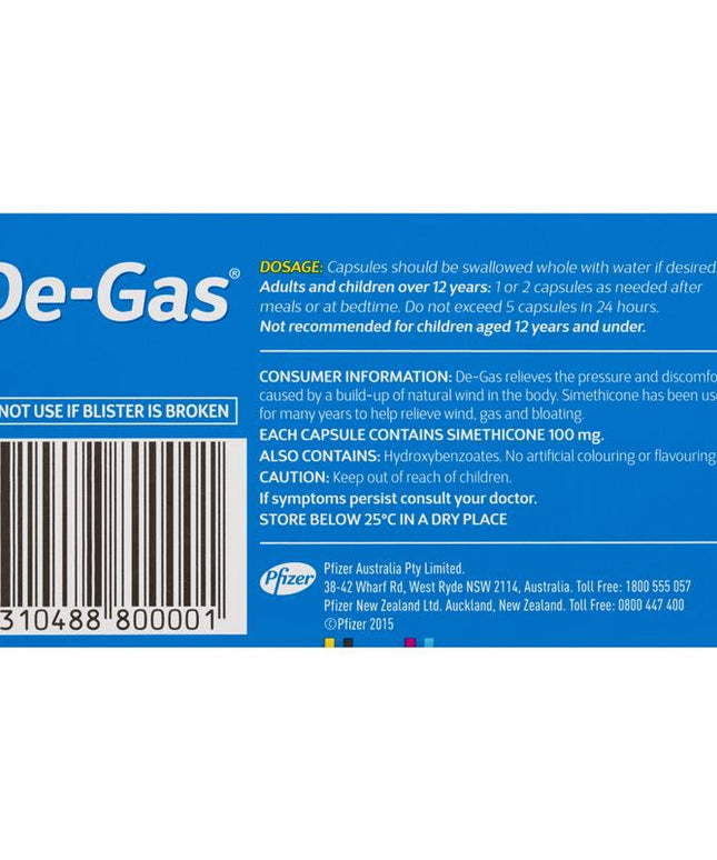 De Gas 24 Capsules