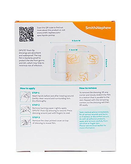 OPSITE POST-OP 9.5cmX8.5cm PK3