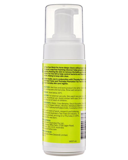 Thursday Plantation Tea Tree Acne Face Wash 150ml