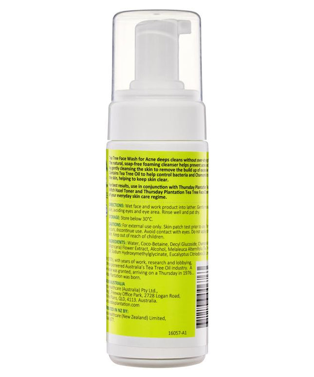 Thursday Plantation Tea Tree Acne Face Wash 150ml
