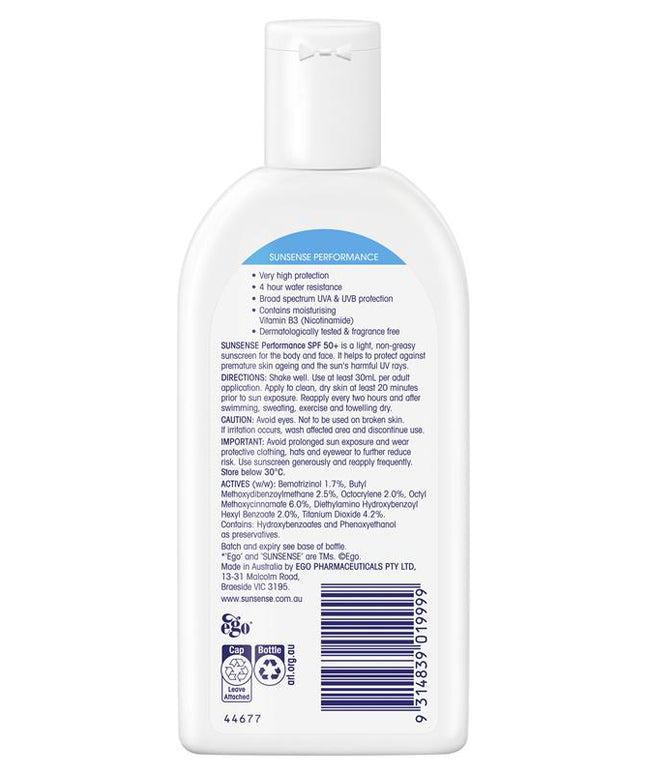 Ego Sunsense Performance SPF 50+ 125ml