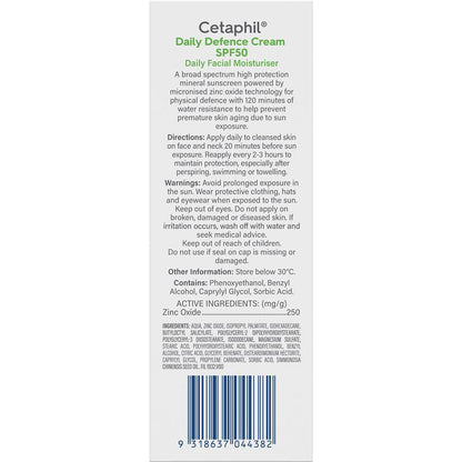 Cetaphil Daily Defence SPF50 50g