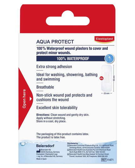 Elastoplast 11471 Aqua Protect Water Proof Strip 40