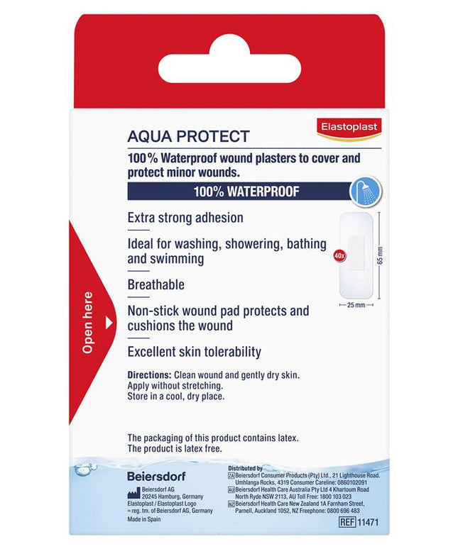 Elastoplast 11471 Aqua Protect Water Proof Strip 40