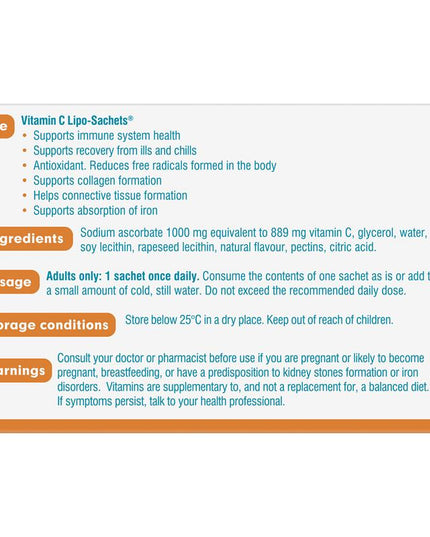 Lipo-Sachets Vitamin C Original 5g 30 Sachets