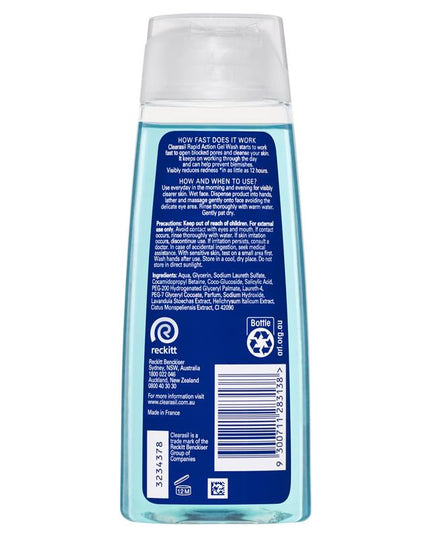 Clearasil Ultra Rapid Action Gel Face Wash 200 ml