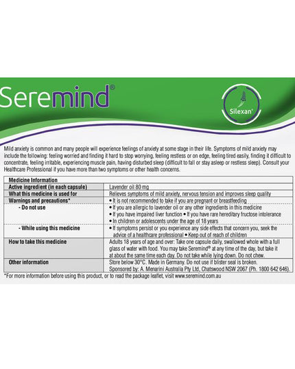 Seremind 56 Capsules
