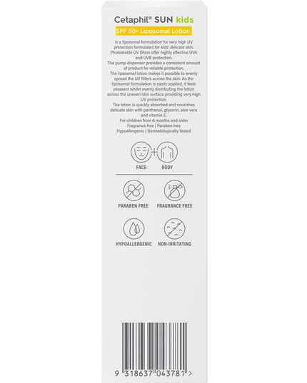 Cetaphil Sun SPF 50+ Kids Lotion 150ml