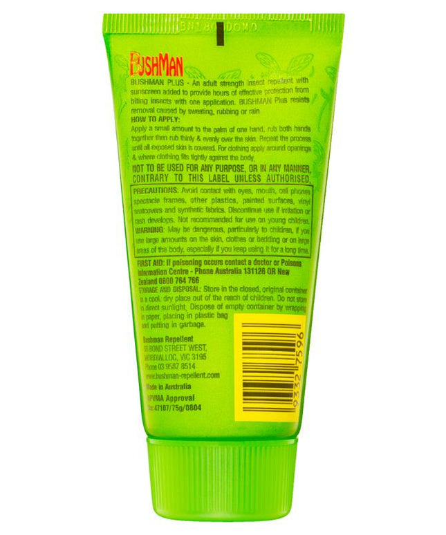 Bushman Plus UV Insect Repellent Gel 75g