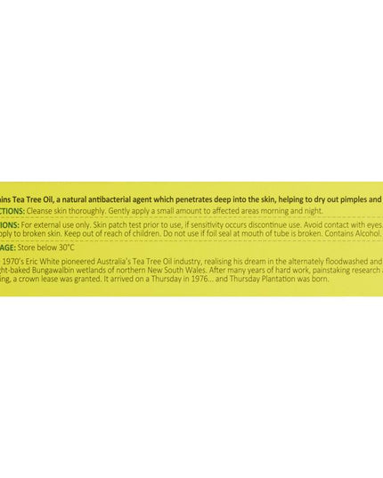 Thursday Plantation Tea Tree Medicated Gel For Acne 25g