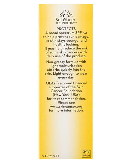 Olay Complete Defence Daily UV Moisturising Lotion Sensitive SPF 30 75mL