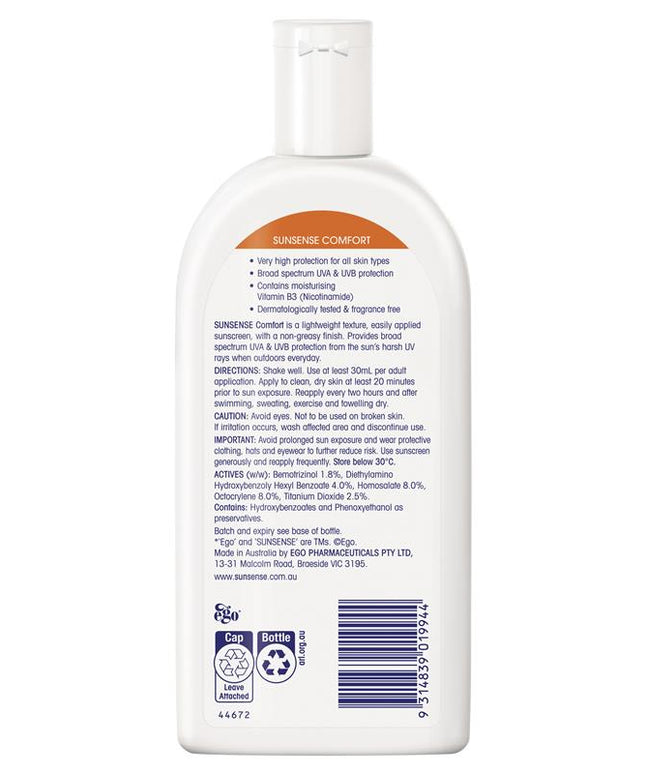 Ego Sunsense Comfort SPF 50+ 250ml