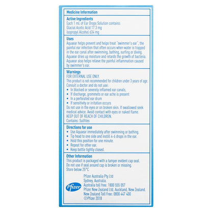 Aquaear Ear Drops 35mL