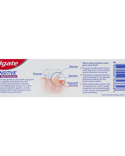 Colgate Toothpaste Sensitive Teeth Pain Multi Protection 110g