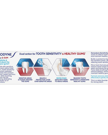 Sensodyne Toothpaste Sensitivity & Gum Whitening 100g
