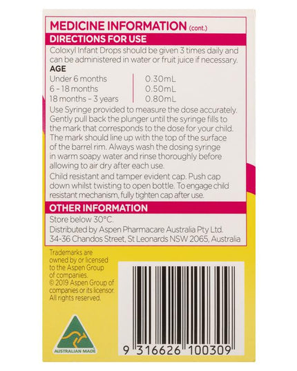 COLOXYL Infant Drops 30mL