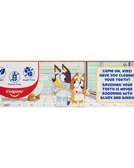 Colgate Toothpaste Kids Bluey 2-5 Years Mild Mint Gel 90g