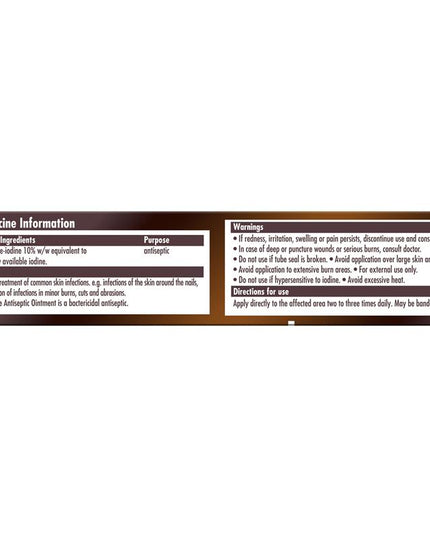 Betadine Antiseptic Ointment Cream 25g
