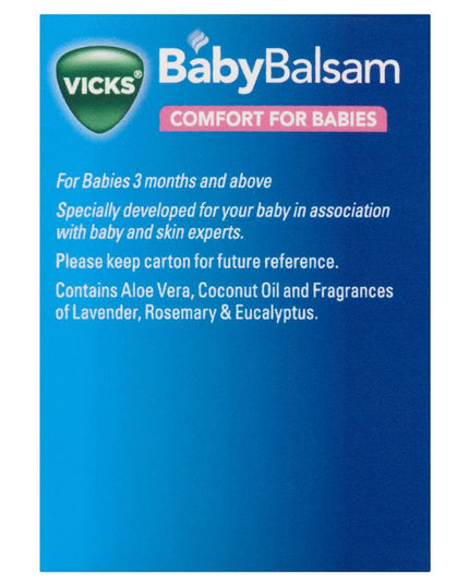 Vicks Vaporub Baby Balsam 100g