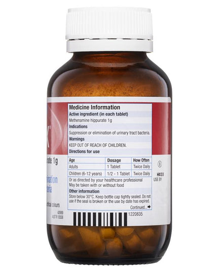 Hiprex 1g Tablets 100