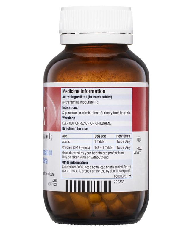 Hiprex 1g Tablets 100
