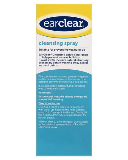 EarClear Cleansing Spray 100mL – Prevents Ear Wax Build-up & Keeps Ears Clean