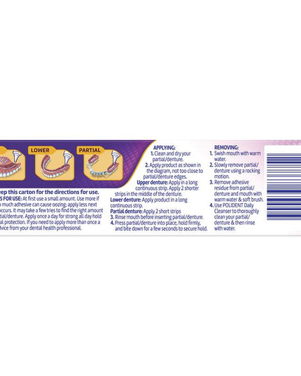 Polident MAX SEAL Denture Adhesive Cream 40g