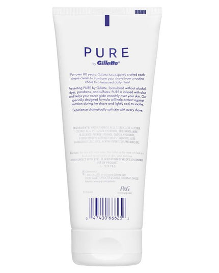 Gillette Pure Shave Cream for Men 170g