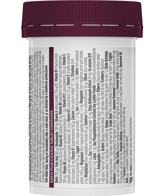 Swisse Womens Multivitamin 65+ 60 Tablets