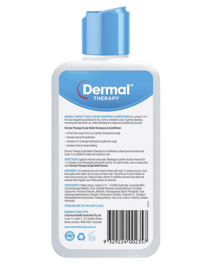 Dermal Therapy Scalp Relief Shampoo & Conditioner 210ml